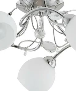 Lampa sufitowa z białymi kloszami AL 21525 LIVIA | Kaja Oświetlenie*Sklep Kaja Clearance