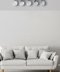Store Sklep Kaja Lampa sufitowa z chromowanymi elementami MLP8875 z serii SFERA | Kaja Oświetleni