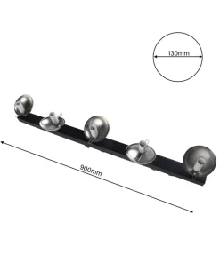 Store Sklep Kaja Lampa sufitowa z chromowanymi elementami MLP8875 z serii SFERA | Kaja Oświetleni