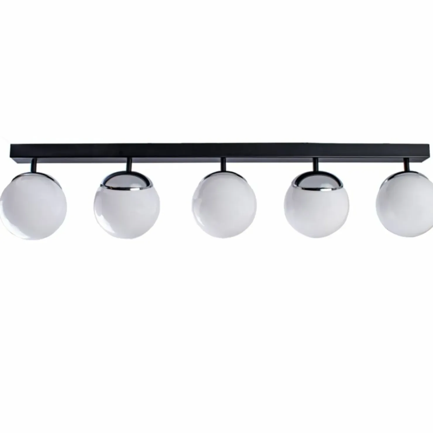Store Sklep Kaja Lampa sufitowa z chromowanymi elementami MLP8875 z serii SFERA | Kaja Oświetleni