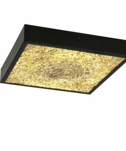 Lampa sufitowa z czarną ramką i światłem LED 10-06677 z serii LUXAN*Sklep Kaja Cheap