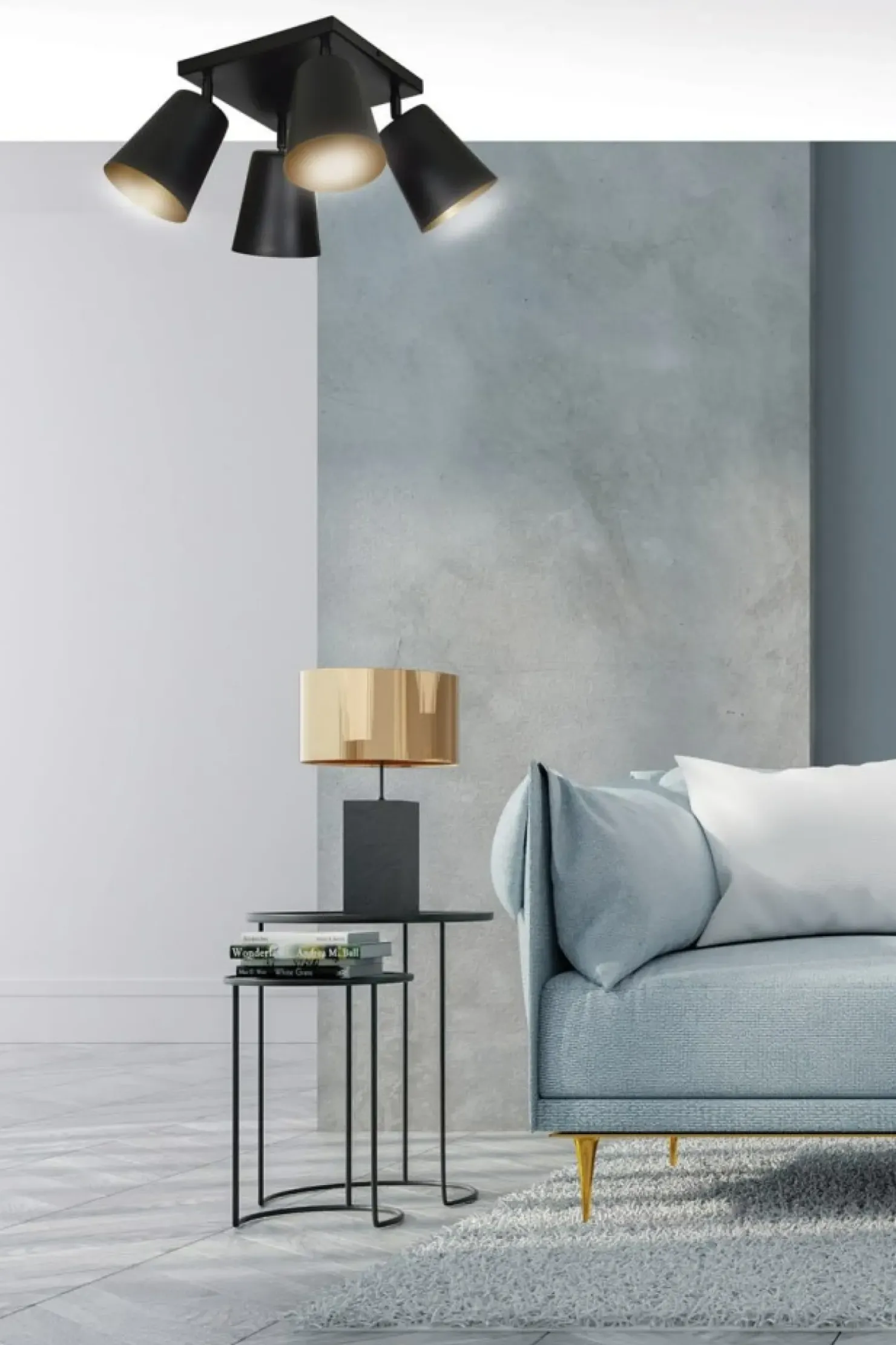 Store Sklep Kaja Lampa sufitowa z czterema źródłami światła 406/4 | Kaja Oświetlenie