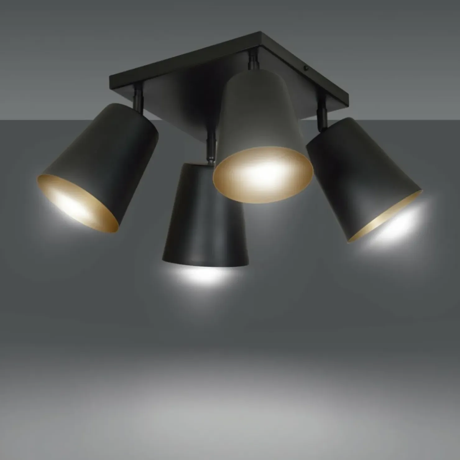 Store Sklep Kaja Lampa sufitowa z czterema źródłami światła 406/4 | Kaja Oświetlenie