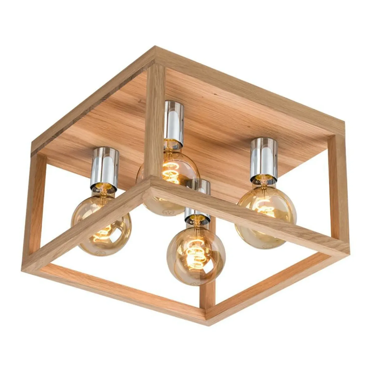 Cheap Sklep Kaja Lampa sufitowa z drewna dębowego, styl boho 9158474 KAGO | Kaja