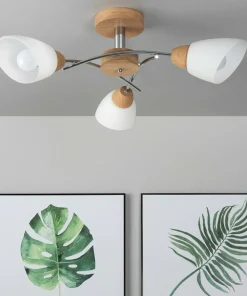 Lampa sufitowa z drewnianymi elementami 8141374 VILETTA WOOD | Kaja*Sklep Kaja Sale