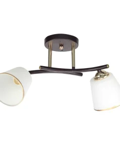 Lampa sufitowa z dwoma kloszami, na żarówki E27 32-22622 z serii GRECO | Kaja Oś*Sklep Kaja Discount