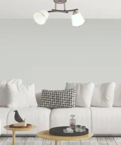 Lampa sufitowa z dwoma kloszami, na żarówki E27 32-22622 z serii GRECO | Kaja Oś*Sklep Kaja Discount