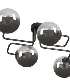 Best Sale Sklep Kaja Lampa sufitowa z grafitowymi kulistymi kloszami 832/4 | Kaja