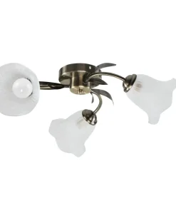 Lampa sufitowa z kloszami imitującymi kwiaty 33-22493 ANTIQA | Kaja*Sklep Kaja Discount