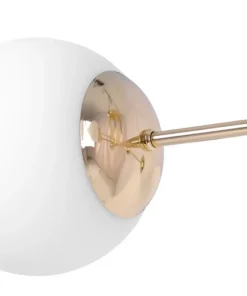 Sale Sklep Kaja Lampa sufitowa z kloszami i złotymi elementami K-5404 z serii LUMIA