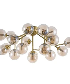 Online Sklep Kaja Lampa sufitowa z kloszami MOD545PL-20G DALLAS | Kaja Oświetlenie złoty