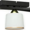 Lampa sufitowa z kloszami z rantami O3243 P3 CZA + ZL z serii ALTAR*Sklep Kaja Hot