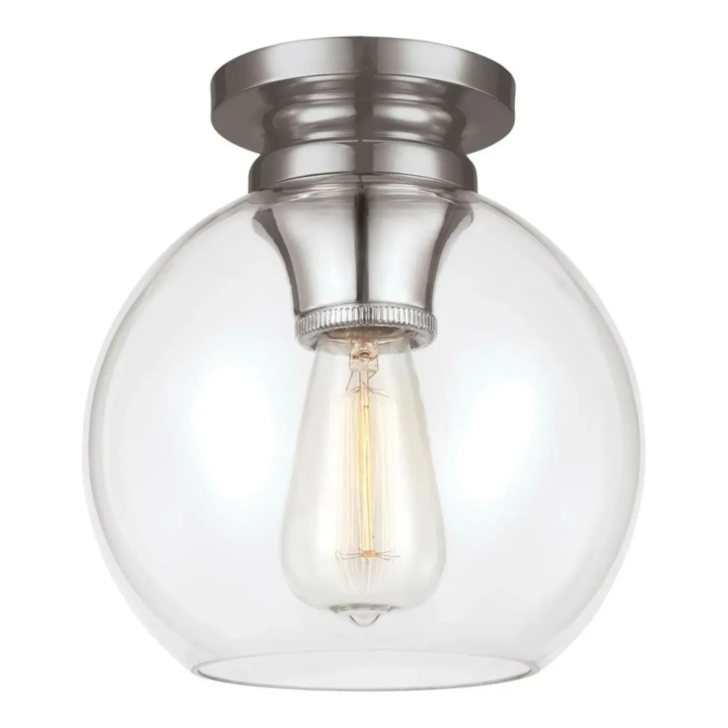 Lampa sufitowa z kloszem kulą FE-TABBY-F-PN z serii TABBY*Sklep Kaja Clearance