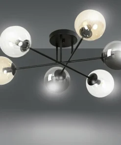 Best Sklep Kaja Lampa sufitowa z kolorowymi kloszami 834/6B2 | Kaja Oświetlenie