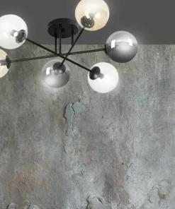 Best Sklep Kaja Lampa sufitowa z kolorowymi kloszami 834/6B2 | Kaja Oświetlenie