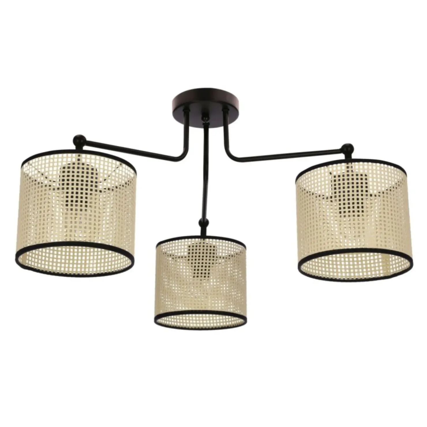 Lampa sufitowa z kremowymi abażurami 33-38241 TOPI | Kaja Oświetlenie*Sklep Kaja Clearance