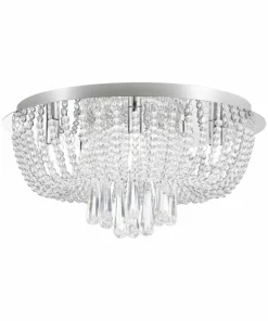 Lampa sufitowa z kryształkami ⌀45cm 19157M SENSI| Kaja Oświetlenie*Sklep Kaja Sale