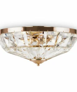 Lampa sufitowa z kryształkami, plafon ⌀39,6cm MOD094CL-04G FACET*Sklep Kaja Clearance