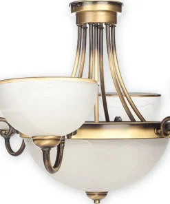 Lampa sufitowa z mlecznymi kloszami O2096 W8 PAT SATO | Kaja*Sklep Kaja Online