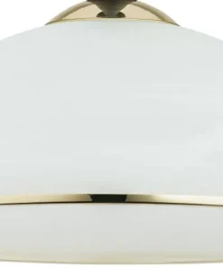 Lampa sufitowa z mlecznym kloszem O2921 W1 CZA ZL LAVA | Kaja*Sklep Kaja Cheap