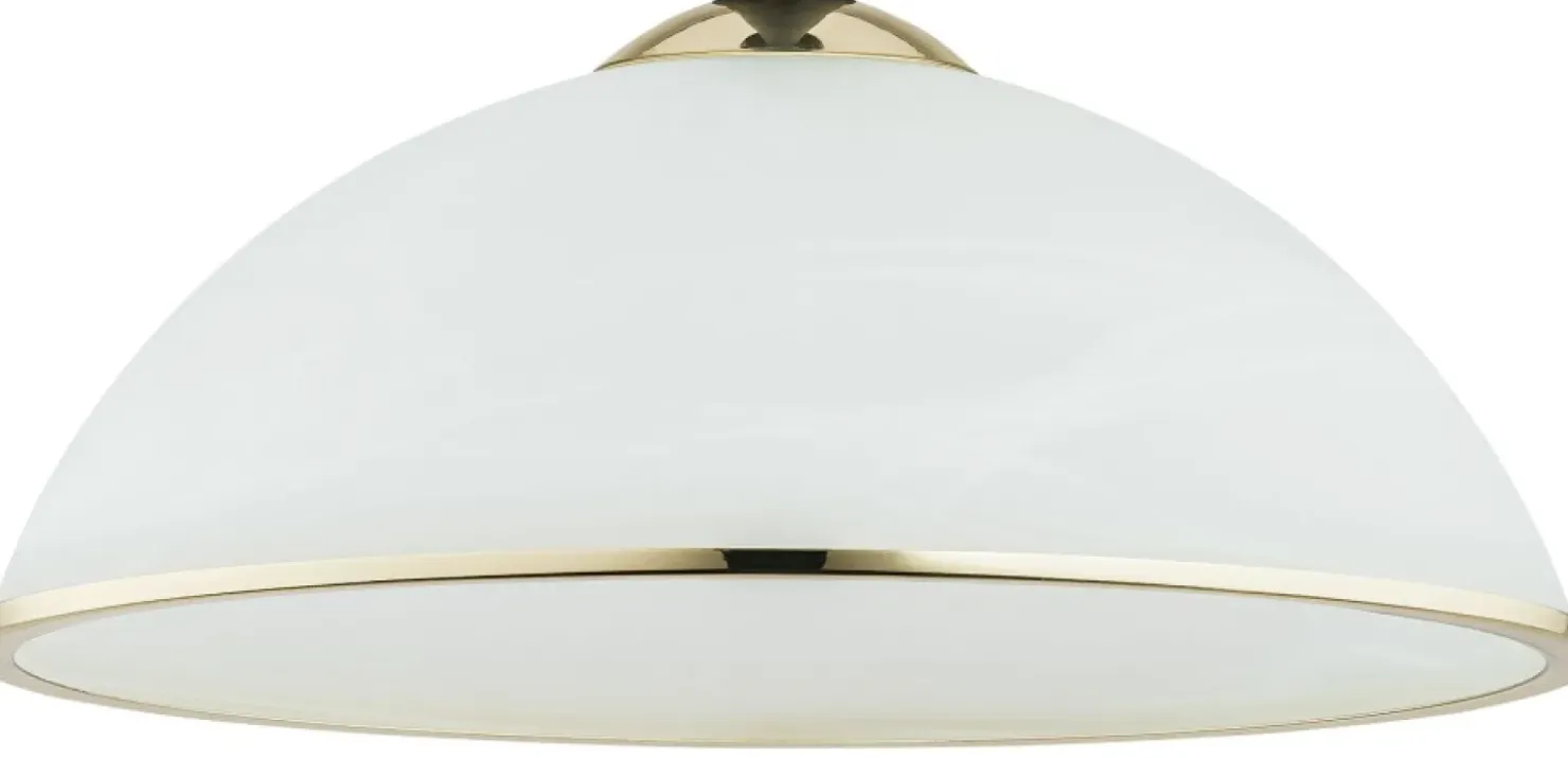 Lampa sufitowa z mlecznym kloszem O2921 W1 CZA ZL LAVA | Kaja*Sklep Kaja Cheap