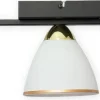 Lampa sufitowa z mlecznymi kloszami O3253 P3 CZA + ZL z serii FABER*Sklep Kaja Shop