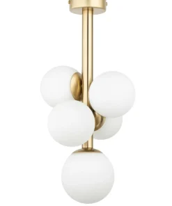 Shop Sklep Kaja Lampa sufitowa z mlecznymi kloszami SIG 40778 z serii PERLA LUX