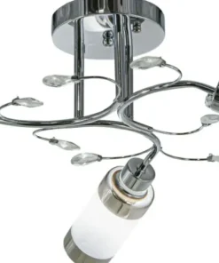 Lampa sufitowa z ozdobnymi kryształkami 8267/3 8C | Kaja Oświetlenie*Sklep Kaja Shop