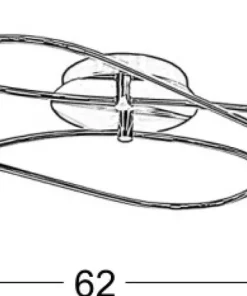 Lampa sufitowa z ozdobnymi kloszami 98-07148 AVILA | Kaja Oświetlenie*Sklep Kaja Clearance
