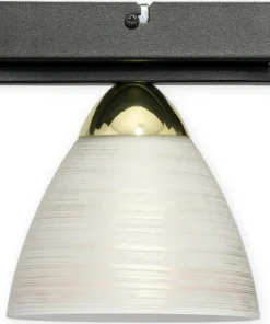Lampa sufitowa z ozdobnym kloszem O3271 P1 CZA + ZL z serii BAFER*Sklep Kaja Discount