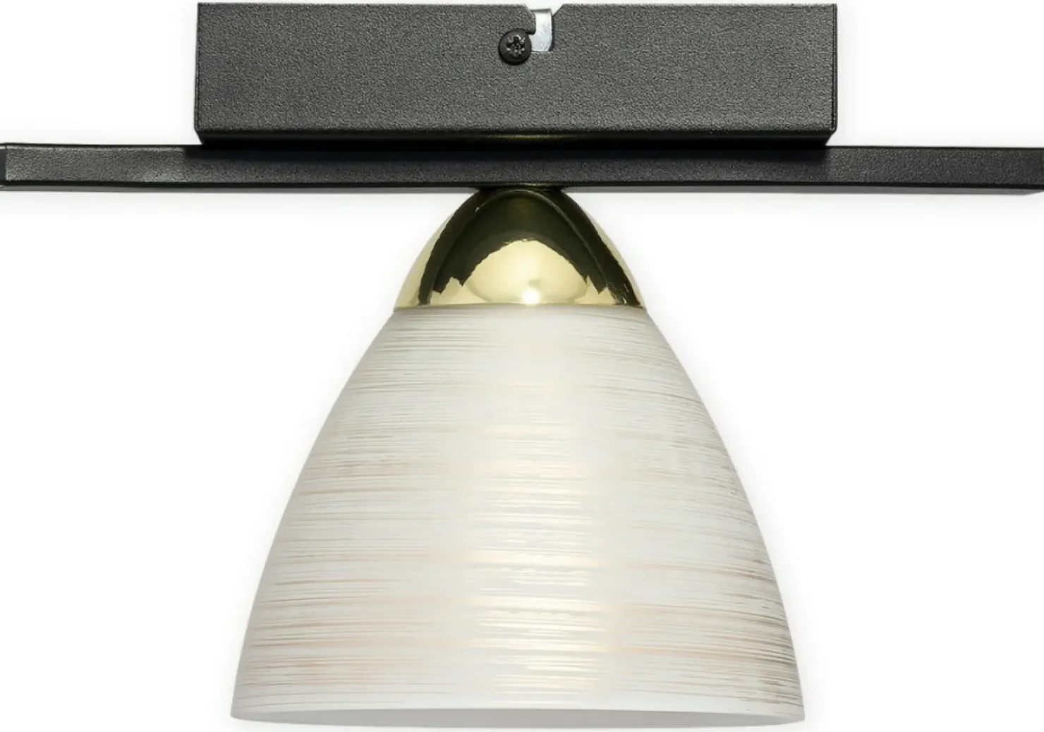 Lampa sufitowa z ozdobnym kloszem O3271 P1 CZA + ZL z serii BAFER*Sklep Kaja Discount