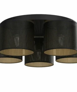 Sale Sklep Kaja Lampa sufitowa z pięcioma abażurami, czarna LX 5249 z serii LOFT SHADE