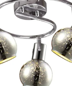 Store Sklep Kaja Lampa sufitowa z reflektorami K-8003-3G CHR GALAXY I | Kaja chrom