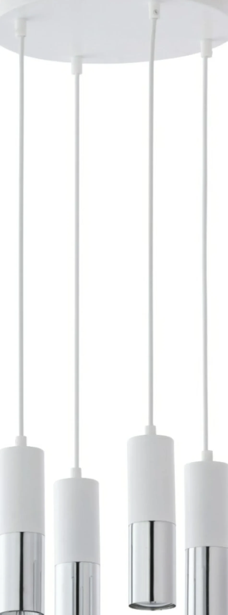 Best Sale Sklep Kaja Lampa sufitowa z wiszącymi tubami TK 4354 ELIT WHITE | Kaja
