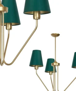 Cheap Sklep Kaja Lampa sufitowa z zielonymi abażurami MLP4907 z serii VICTORIA | Kaja Oświetlenie