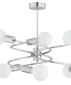 Outlet Sklep Kaja Lampa sufitowa ze srebrną konstrukcją AL 63234 z serii DISCO