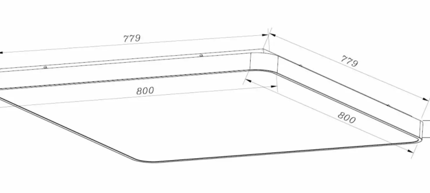 Lampa sufitowa złoty plafon LED CL12100007-GD SIERRA | Kaja*Sklep Kaja Clearance