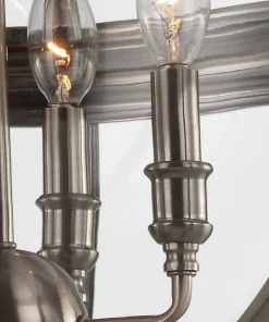 Lampa w kolorze antycznego niklu FE-ADAMS-4P-ANL z serii ADAMS*Sklep Kaja Fashion