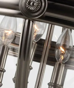 Lampa w kolorze antycznego niklu FE-ADAMS-4P-ANL z serii ADAMS*Sklep Kaja Fashion