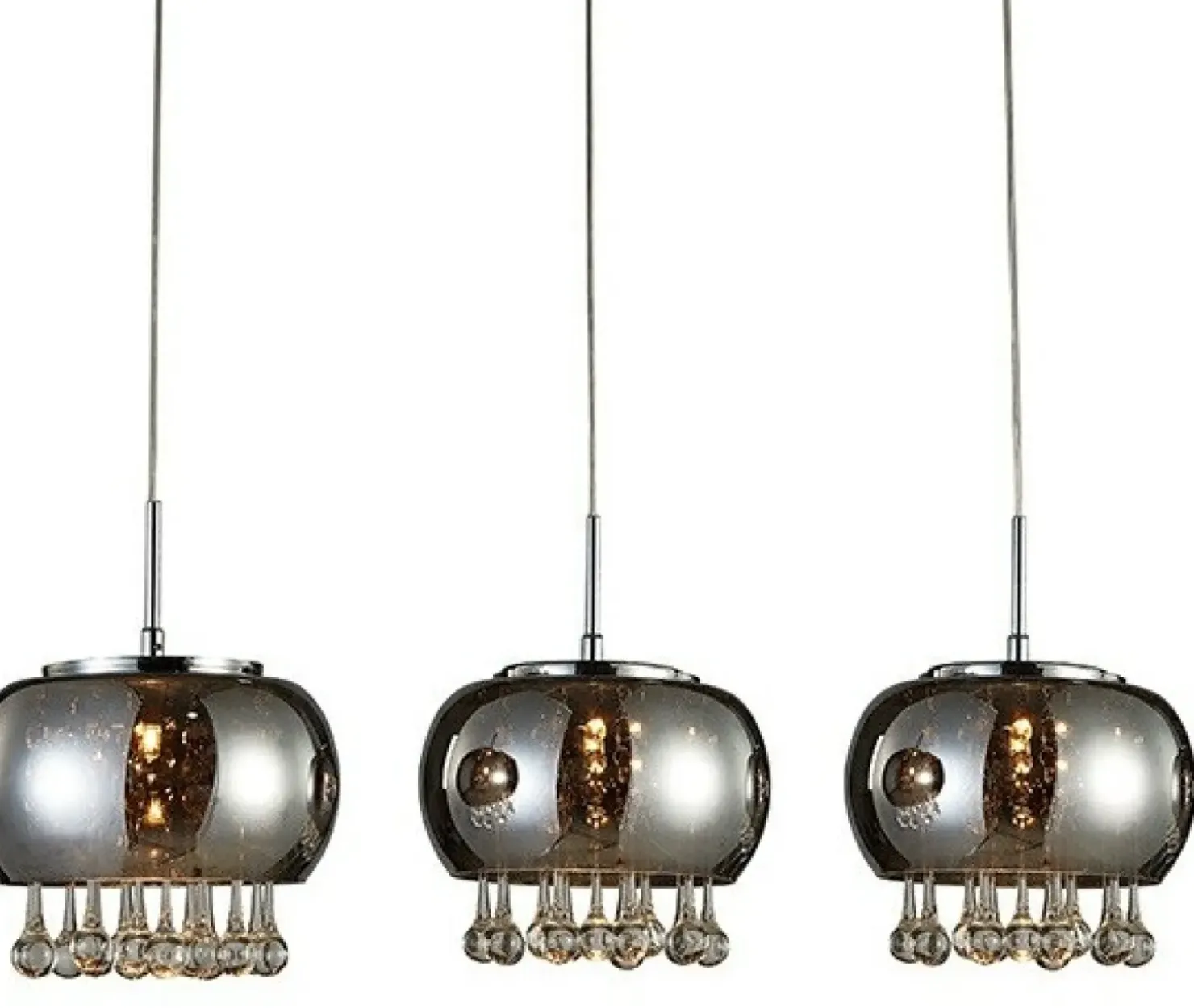 Discount Sklep Kaja Lampa wisząca AZ2454 - Burn 3 line (e) - AZZARDO chrom