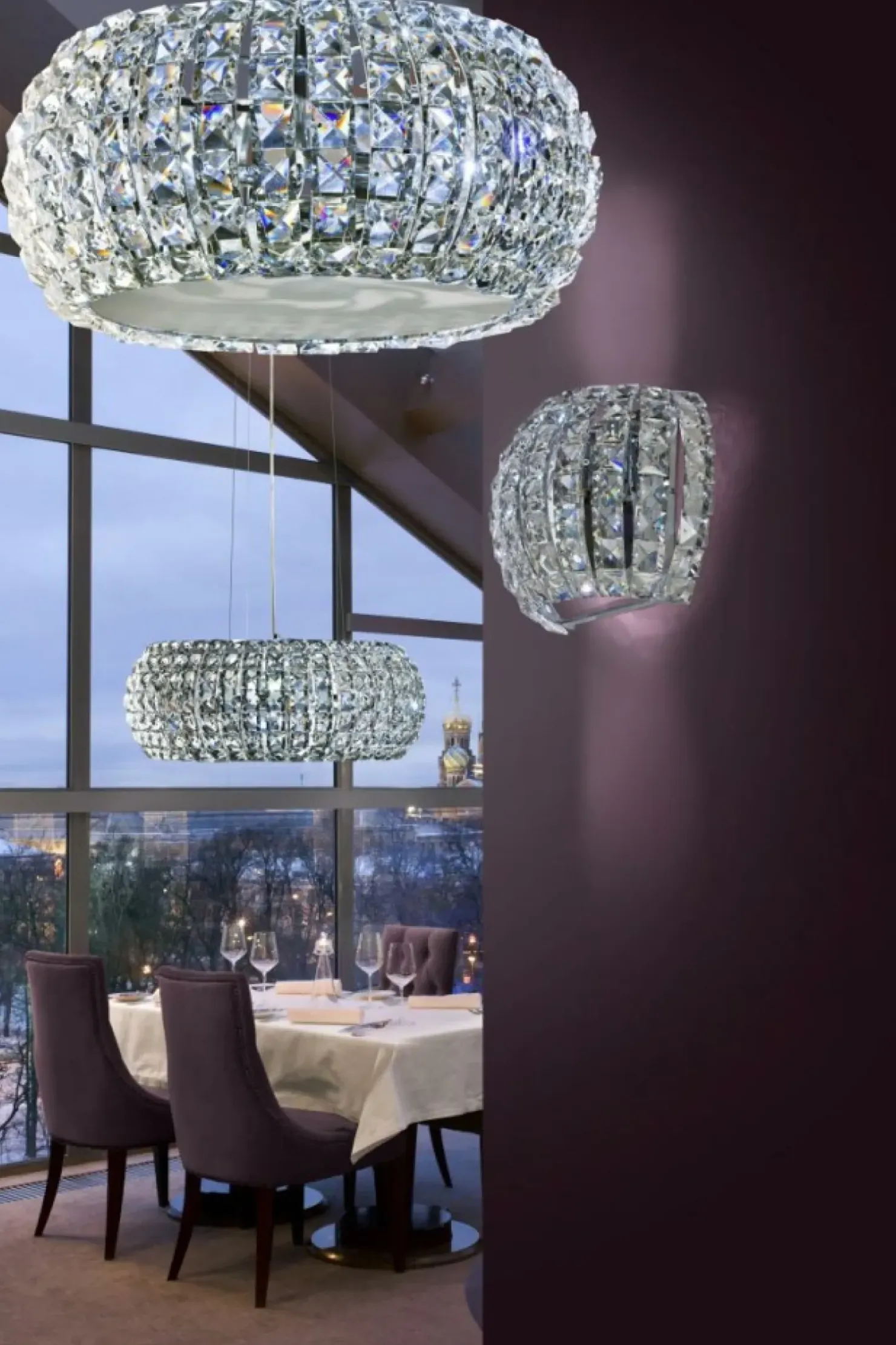 Fashion Sklep Kaja Lampa wisząca AZ0522 - Sophia 5 - AZZARDO chrom