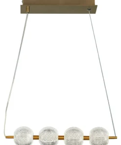 Cheap Sklep Kaja Lampa wisząca do jadalni w stylu glamour LP-2202/4L GD DIAMOND | Kaja