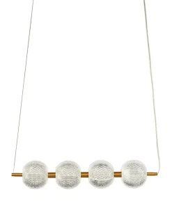 Cheap Sklep Kaja Lampa wisząca do jadalni w stylu glamour LP-2202/4L GD DIAMOND | Kaja
