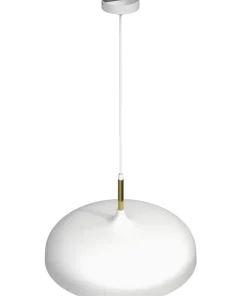 Store Sklep Kaja Lampa wisząca do kuchni, biało-złota MLP7899 z serii LINCOLN | Kaja Oświetlenie