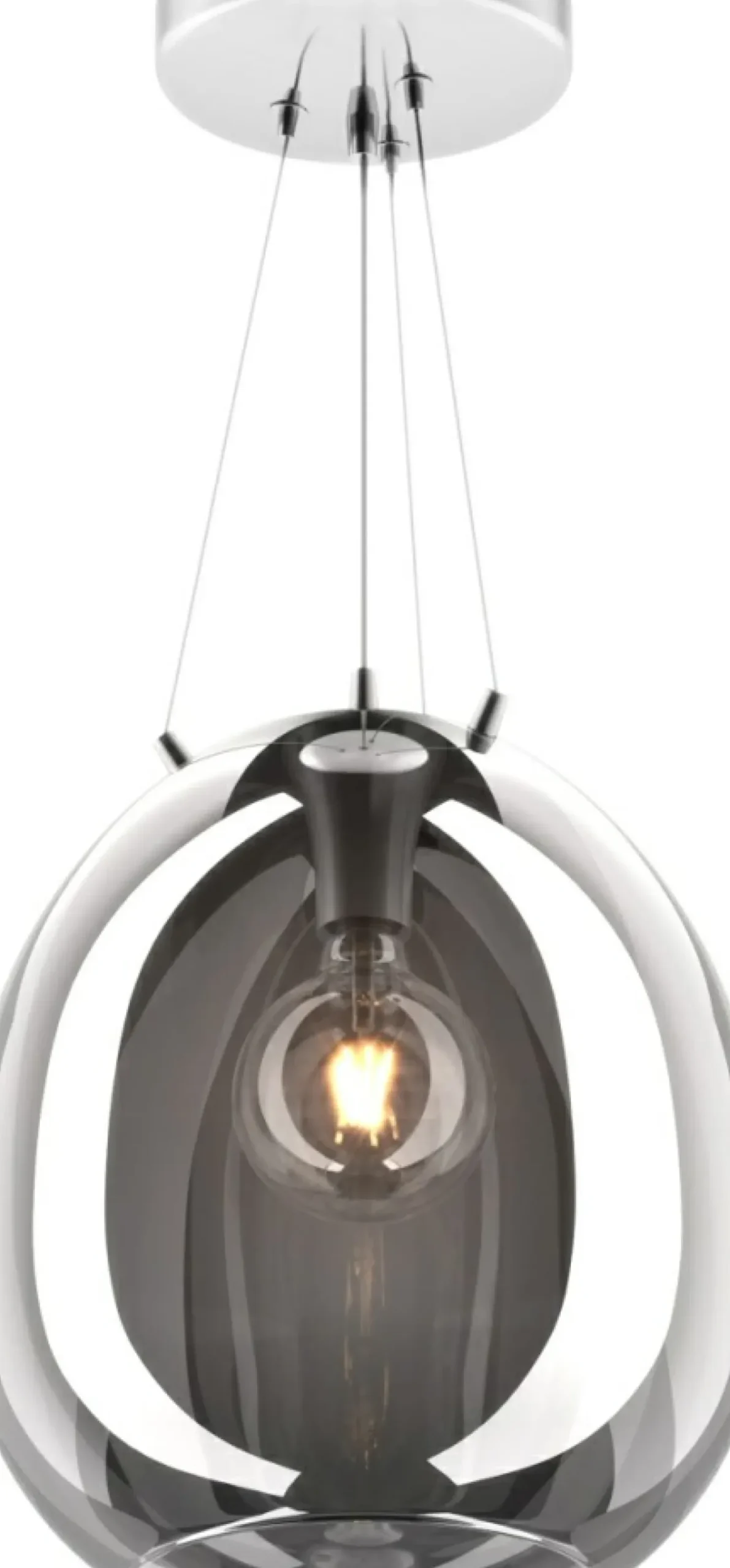 New Sklep Kaja Lampa wisząca do nowoczesnej kuchni P19066B-D38 MOON | Kaja