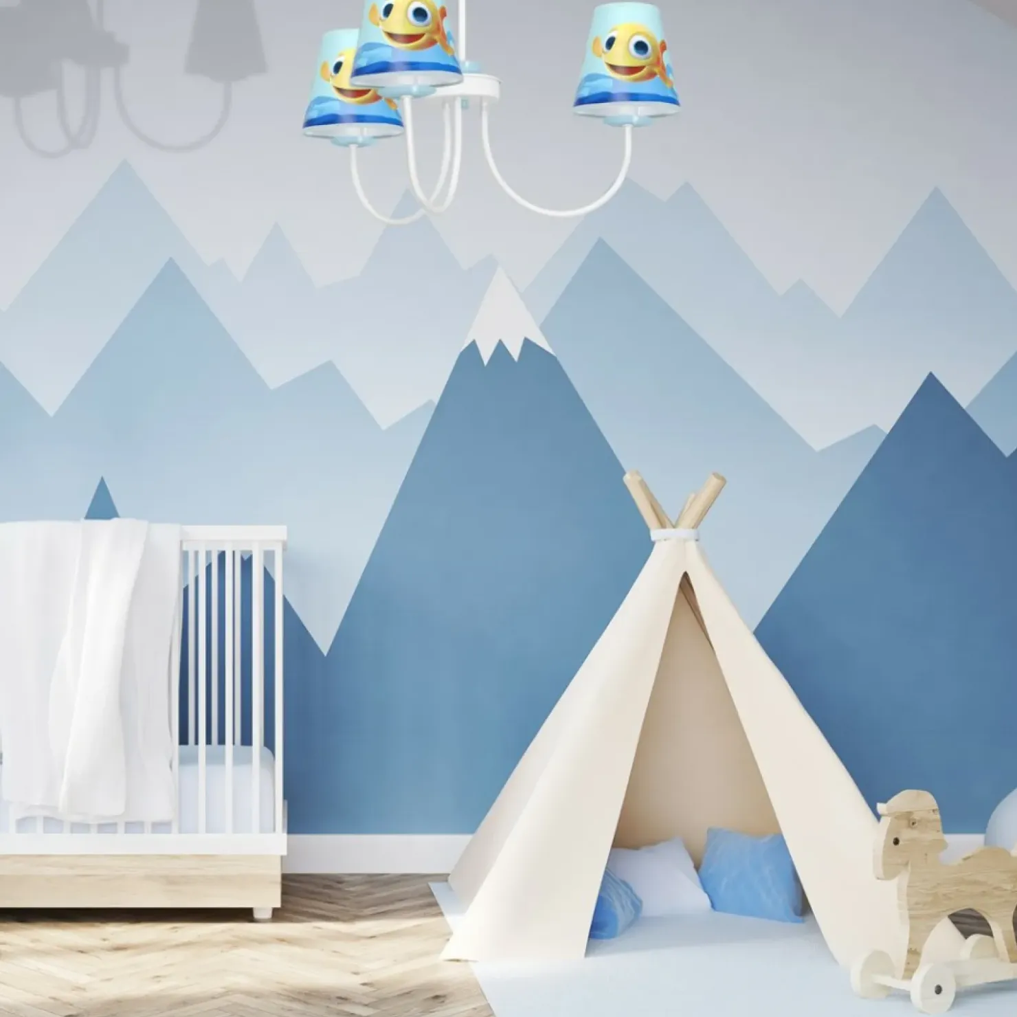 Lampa wisząca do pokoju dziecięcego MLP6809 z serii RYBKA | Kaja Oświetlenie*Sklep Kaja Sale