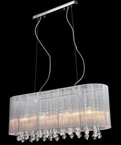 Lampa wisząca do salonu glamour MDM1870-4 WH ISLA | Kaja Oświetlenie*Sklep Kaja Flash Sale