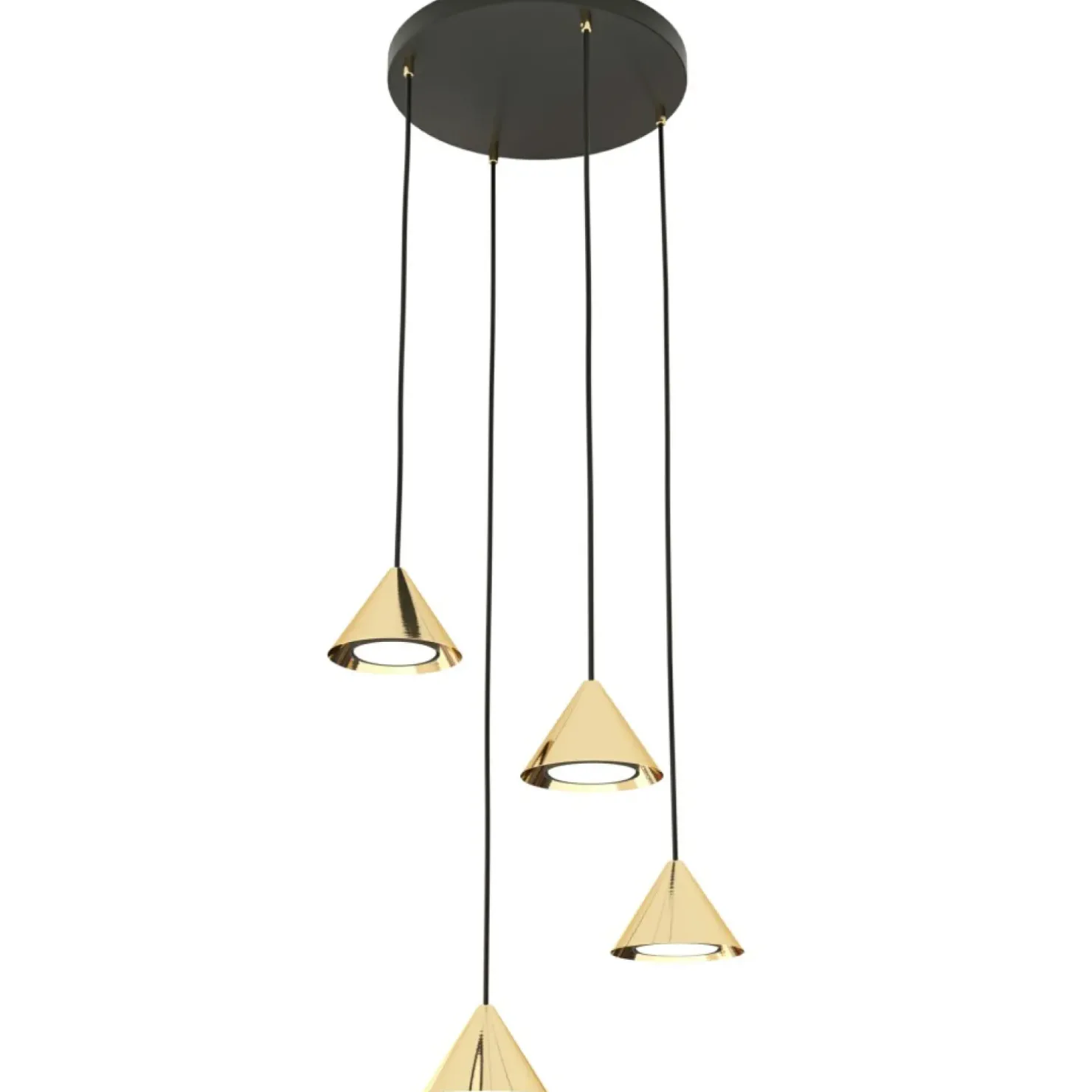 Sale Sklep Kaja Lampa wisząca do salonu 1329/4PREM ELIT 4 PREMIUM GOLD | Kaja