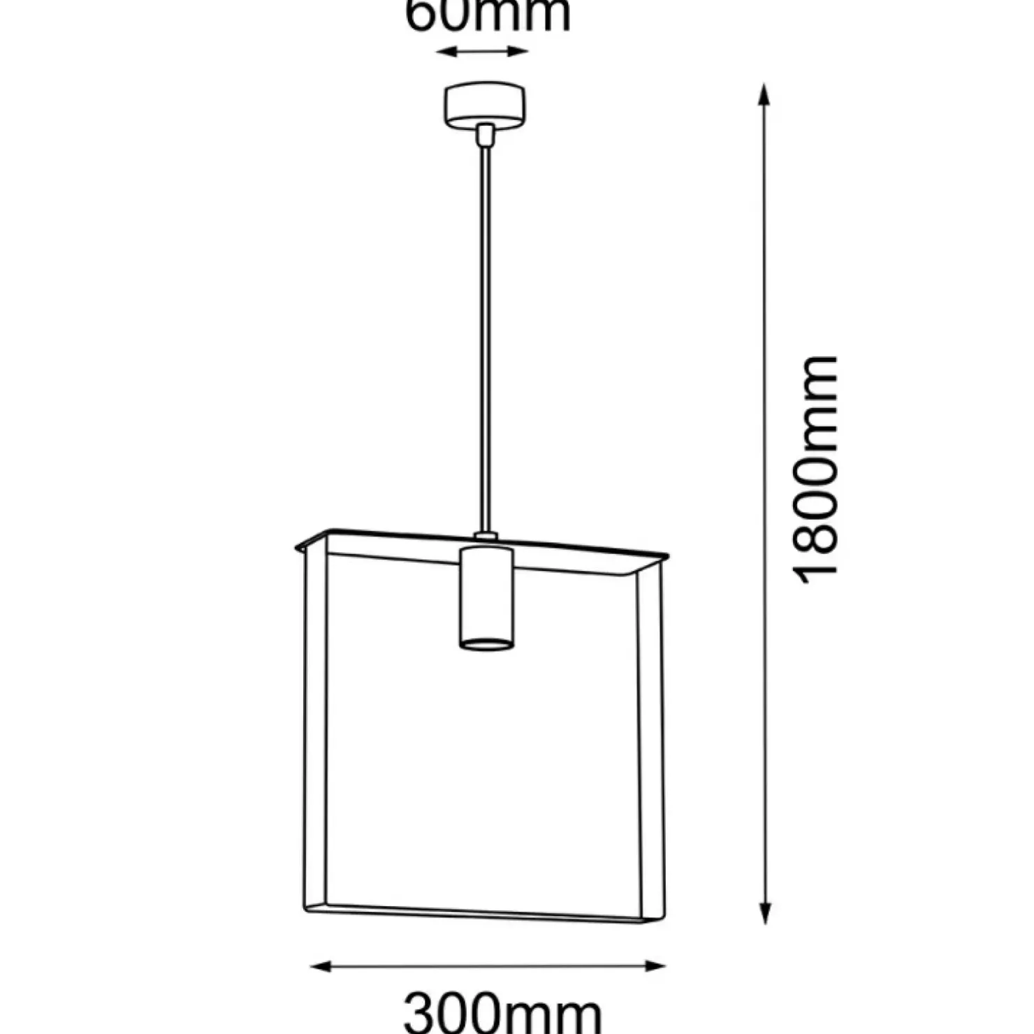 Hot Sklep Kaja Lampa wisząca do stylowej kuchni 30x30cm ANT 5156 ORTIGA | Kaja