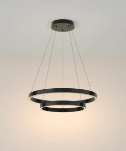 Best Sale Sklep Kaja Lampa wisząca, dwa połączone okręgi MOD058PL-L55B3K z serii RIM | Kaja